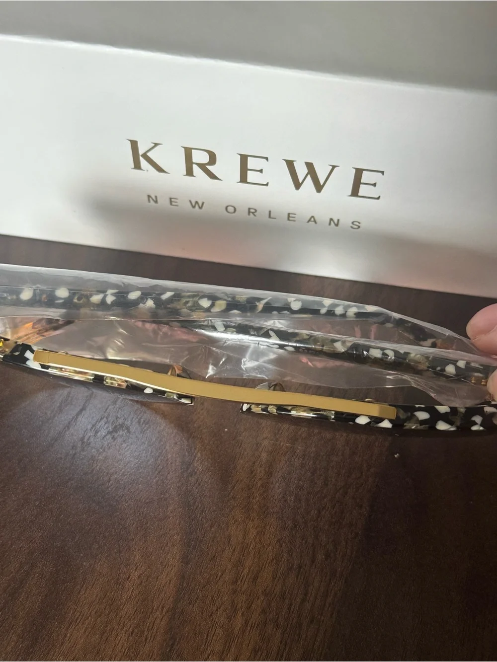 KREWE Clio Nylon Tort Sunglasses